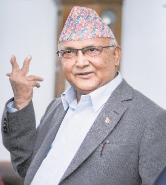 राजतन्त्र स्वीकारिन्न-प्रधानमन्त्री ओली