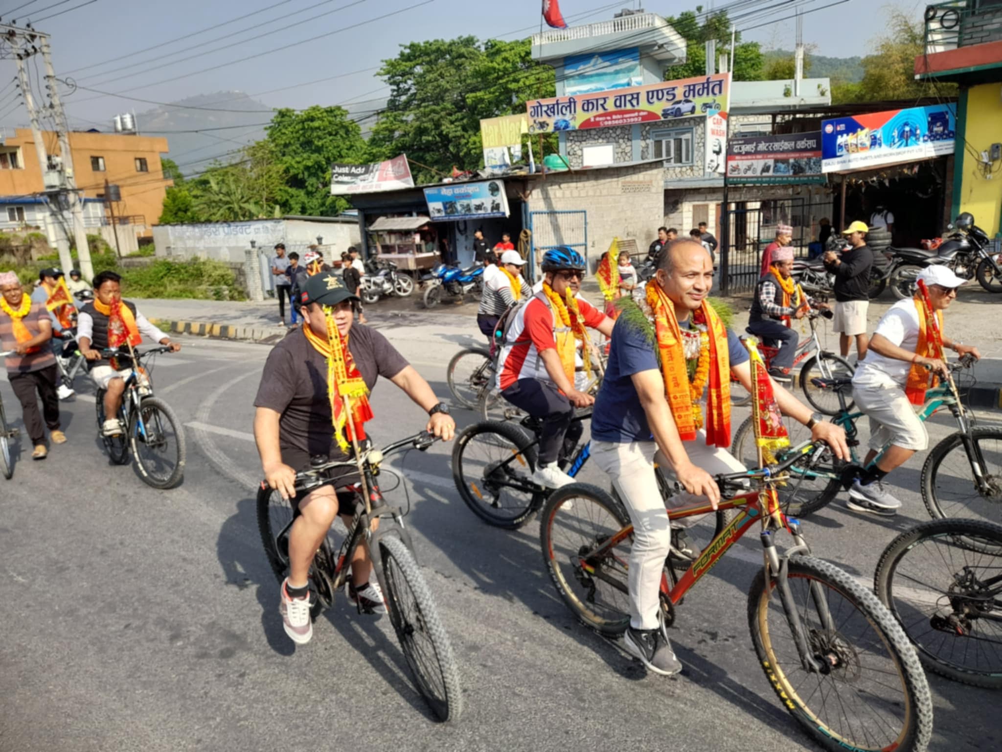 कोटीहोमको अवसरमा पोखरामा र्याली