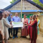 साना किसान सहकारी सिजुवाद्वारा मृतक सदस्यको परिवारलाई बिमा रकम हस्तान्तरण